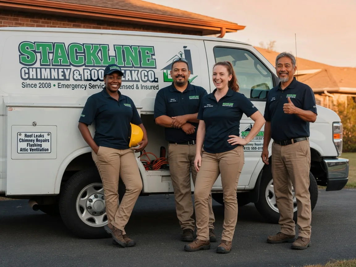 Chimney flashing repair company in Colfax, NC